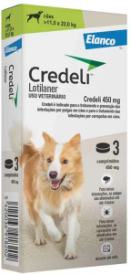 Antiparasitário Credeli para Cães de 11 à 22 kg - Contém 3 comprimidos 