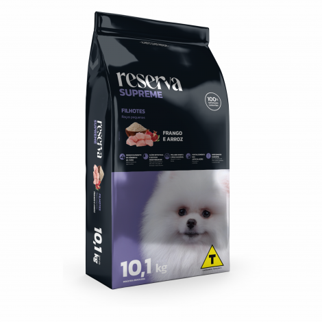 Ração Reserva Supreme Filhote Raças Pequenas - 10,1 Kg