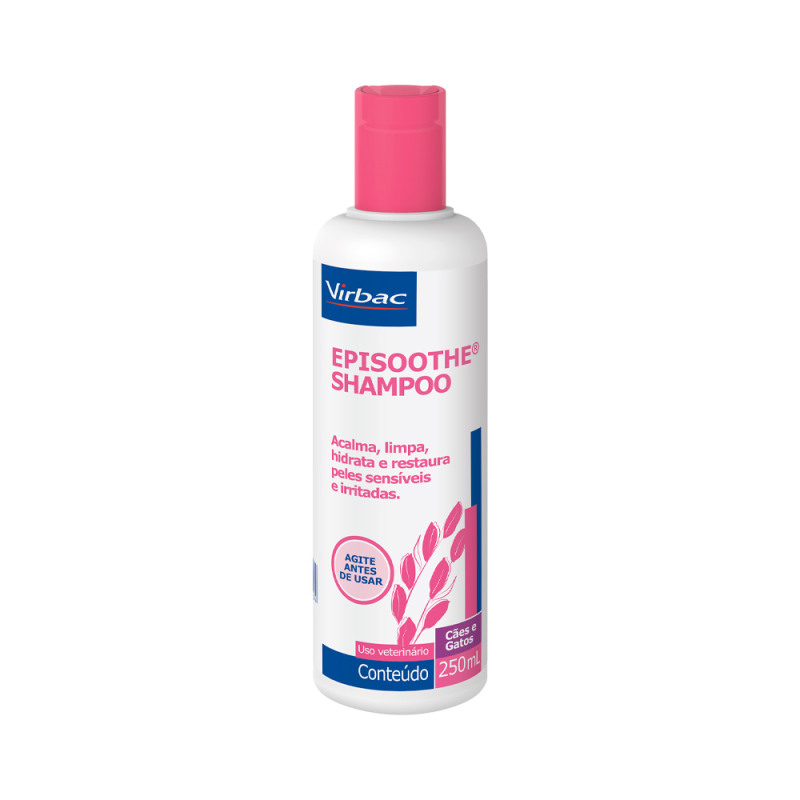 Shampoo Dermatológico  Episoothe  Virbac para Cães e Gatos - 250 ml 