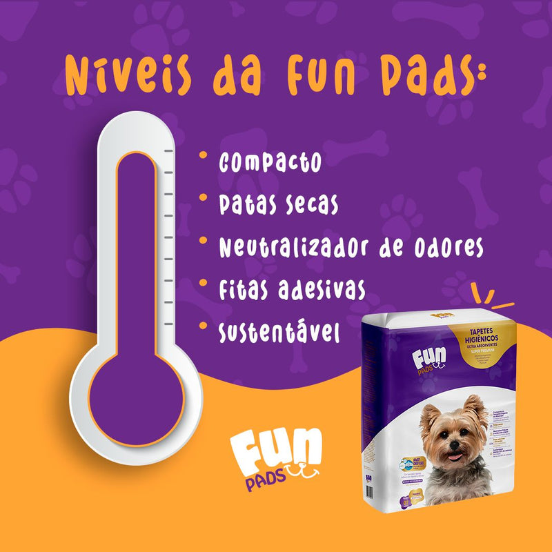 Tapete Higiênico Fun Pads - Super Premium