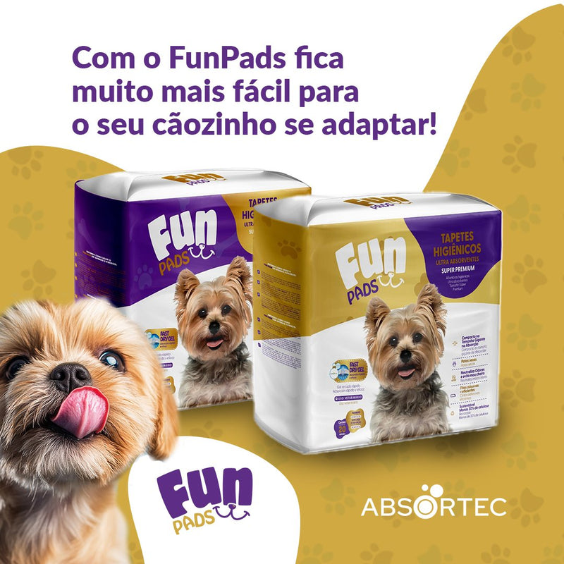 Tapete Higiênico Fun Pads - Super Premium