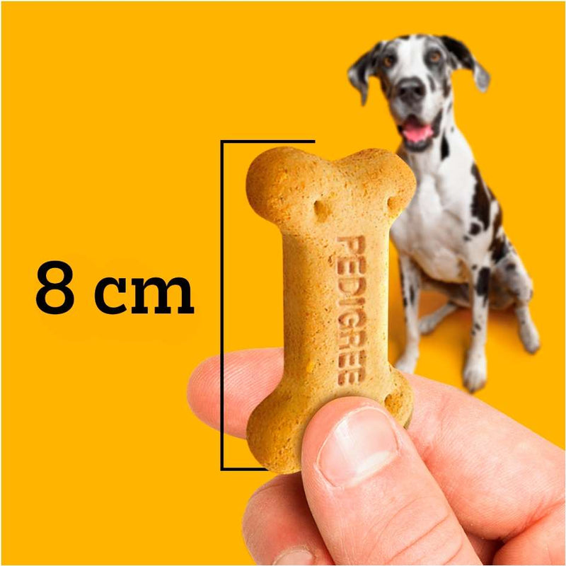 Biscoito Pedigree Biscrok Maxi - Cães Adultos Raças Grandes - 500G