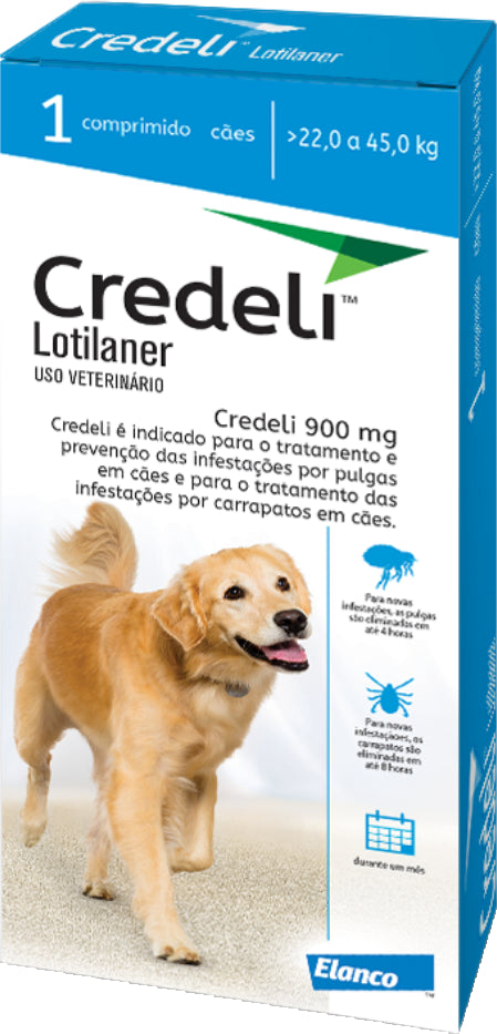 Credeli Antipulgas e Carrapatos  - para Cães de 22,0 à 45,0 Kg