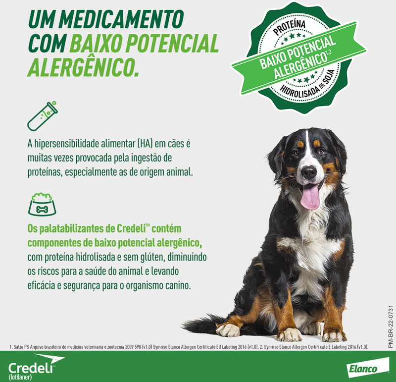 Credeli Antipulgas e Carrapatos  - para Cães de 5,5 à 11 Kg