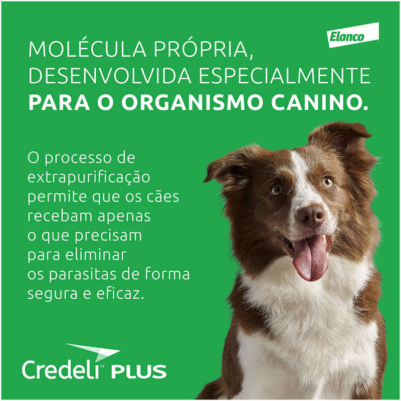 Credeli Plus para Cães de 5,5 a 11,0 kg - 1 Comprimido