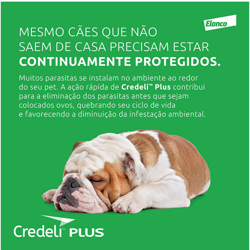 Credeli Plus para Cães de 5,5 a 11,0 kg - 1 Comprimido