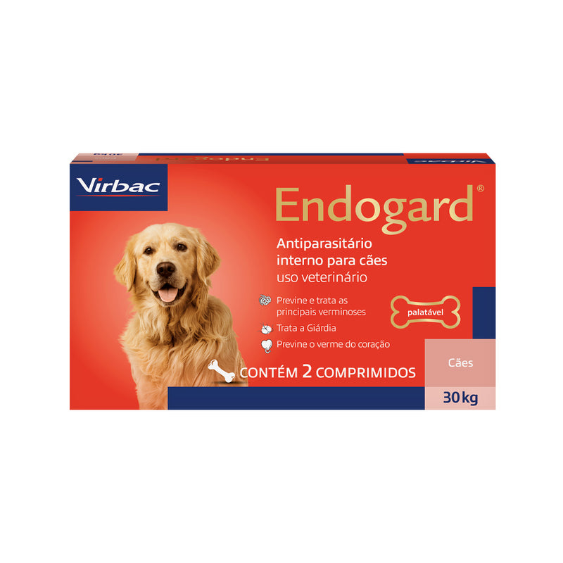 Antiparasitário  Endogard Virbac - Para Cães de até 30 kg