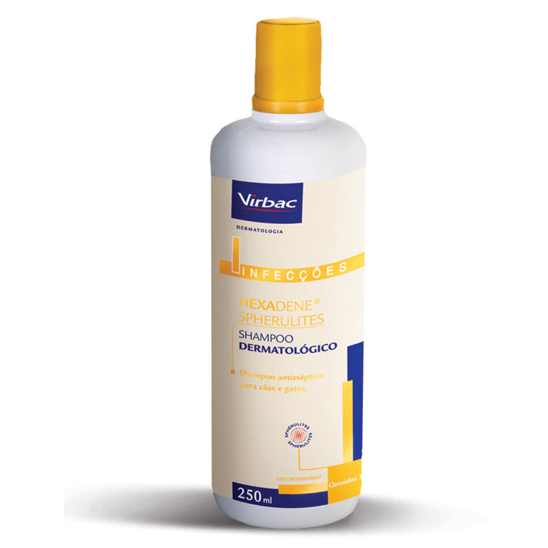 Shampoo Dermatológico  Hexadene Spherulites virbac - Para Cães e Gatos - 250ml