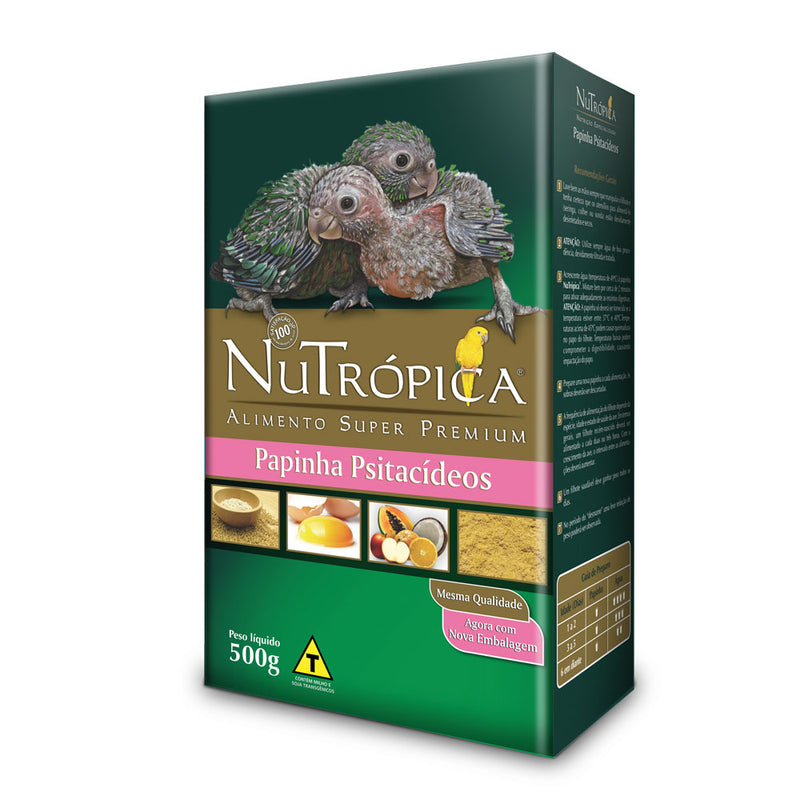 Papinha Nutrópica Psitacídeos - 500Gr. / 5Kg