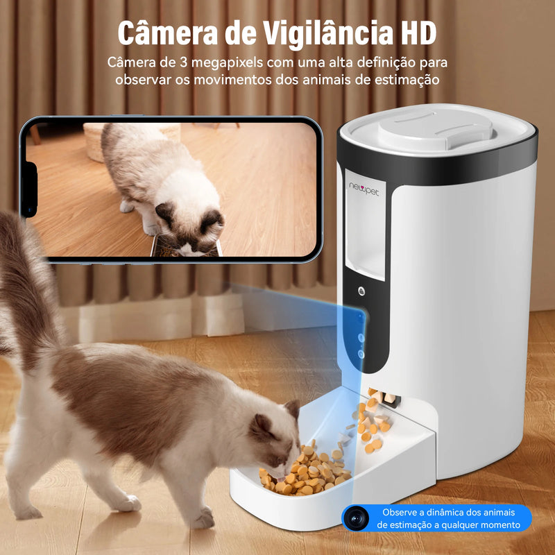 Comedouro automático para cães e gatos