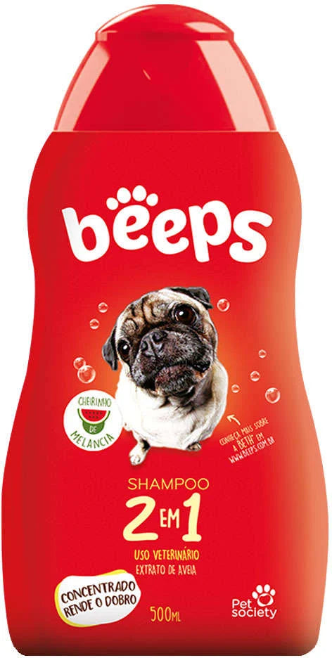 Shampoo Beeps 2 em 1 - 500ml