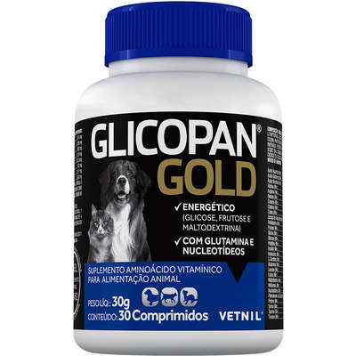 Glicopan Gold comprimidos - Contém 30 Comprimidos