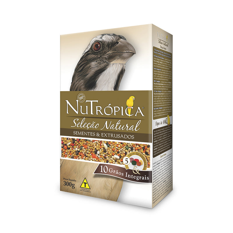 Ração Nutrópica Seleção Natural para Trinca Ferro - 300Gr.