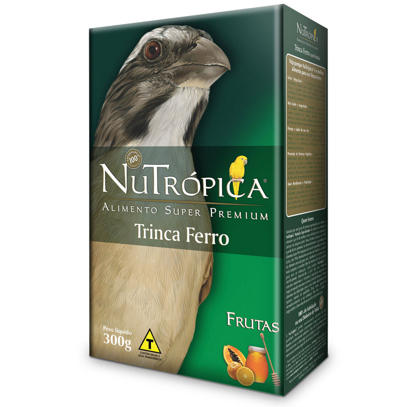 Ração Nutrópica para Trinca Ferro -  Sabor Frutas - 300Gr.