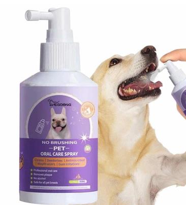 Spray para limpeza de dentes - Para cães e gatos